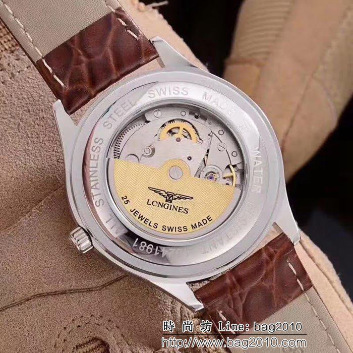 LONGINES浪琴 經典大三針 全自動機械 精品男士腕表 WSS1193